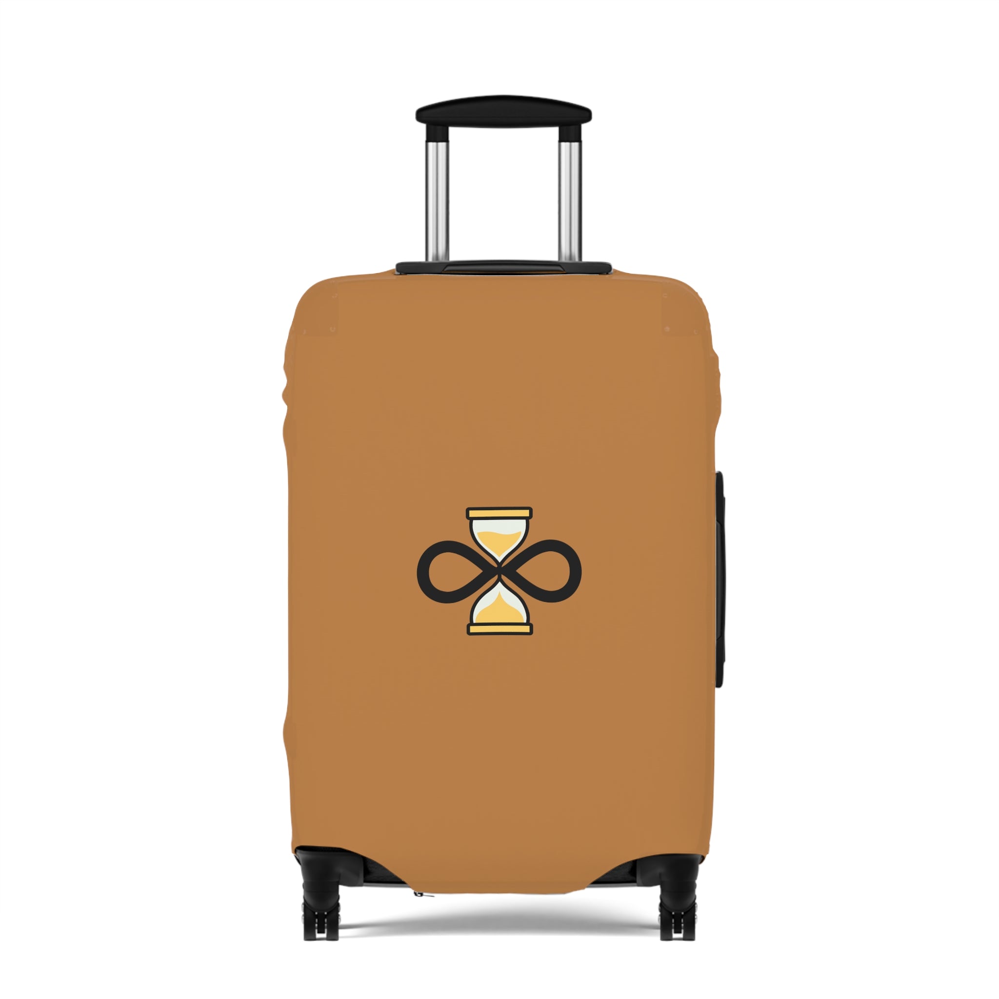 Everlast Life Sand Timer Luggage Cover, Travel Accessories, Suitcase Protector, Personalized Luggage, Unique Travel Gift