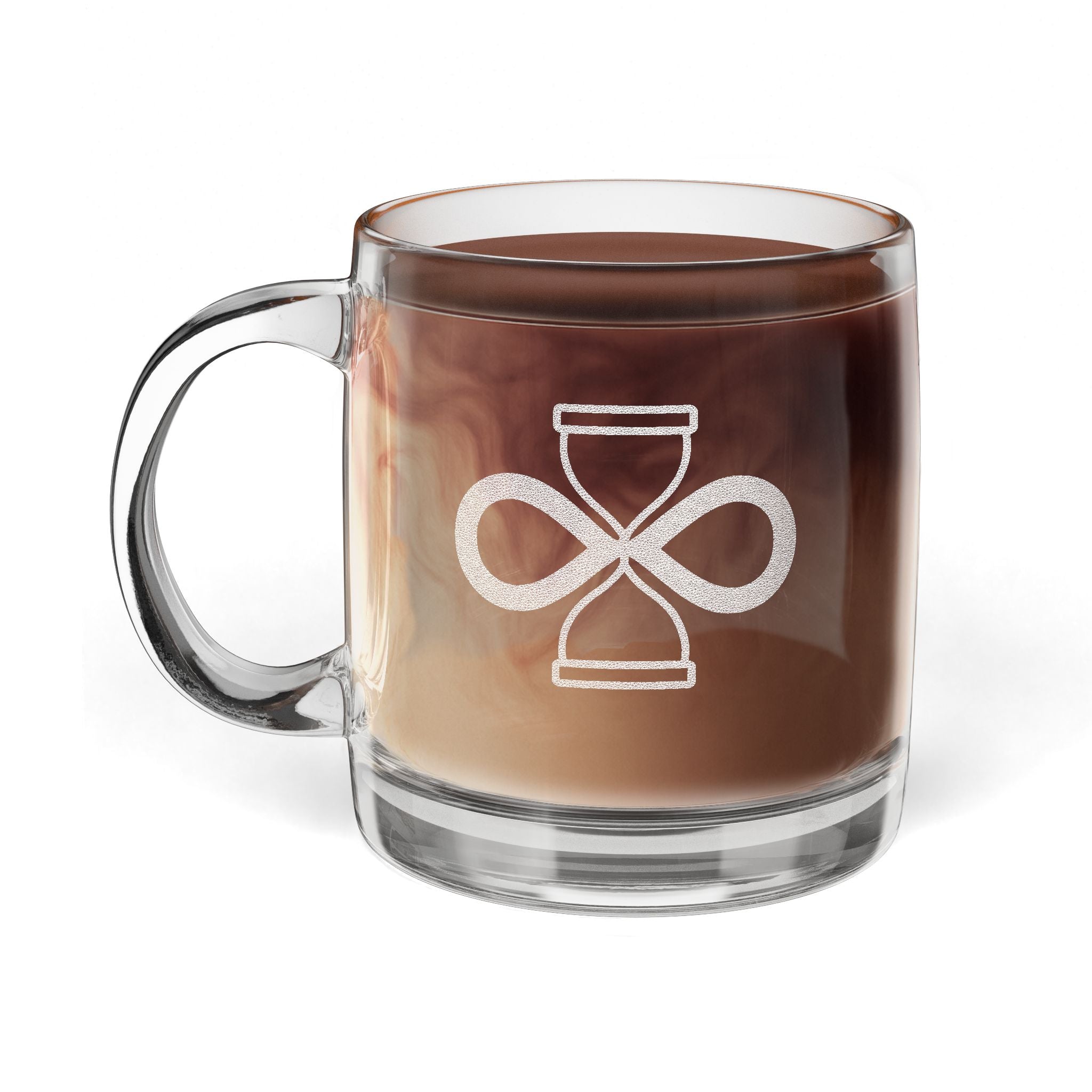 Everlast Life Personalized Engraved Coffee Mug for Gifts, Custom Glass Mug, Unique Wedding Favor, Best Friend Gift, Special Occasion Drinkware