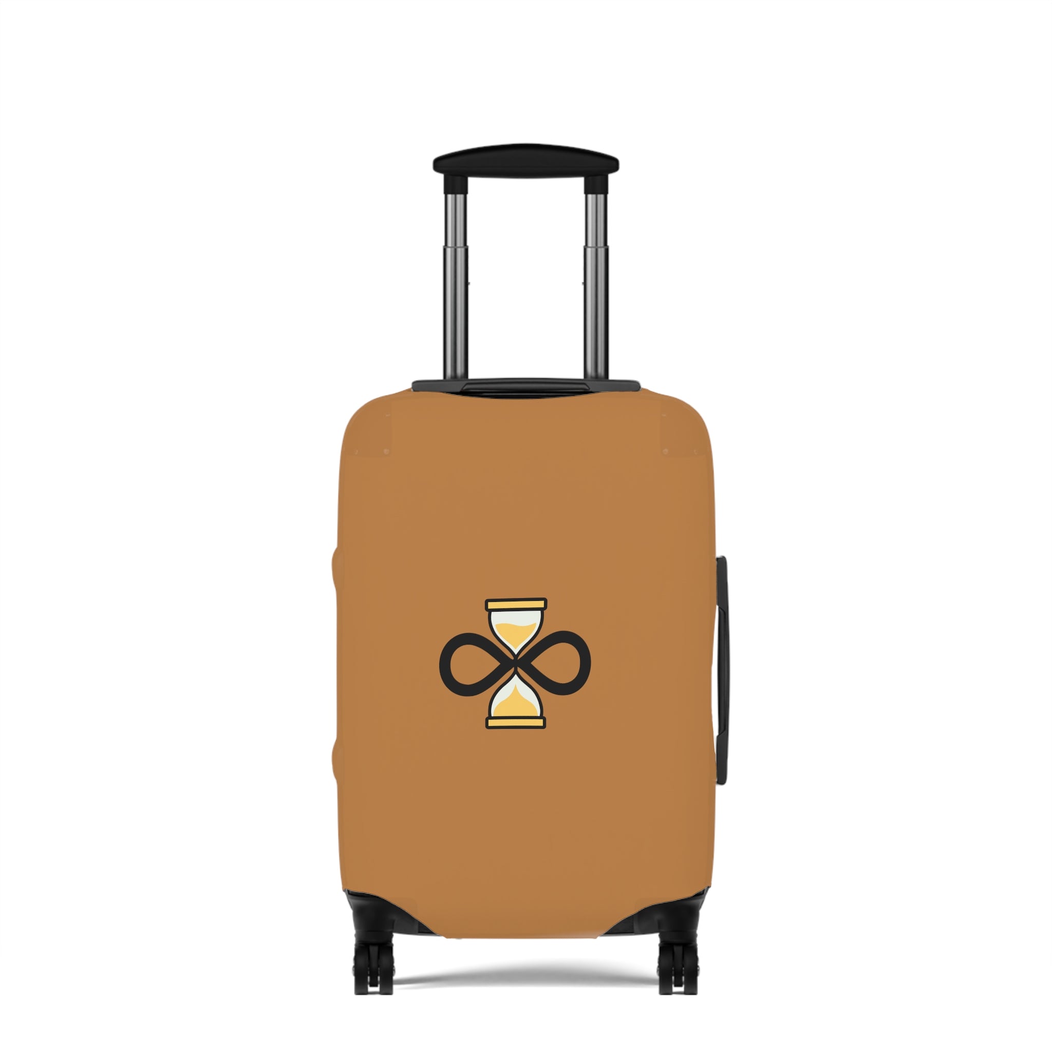 Everlast Life Sand Timer Luggage Cover, Travel Accessories, Suitcase Protector, Personalized Luggage, Unique Travel Gift